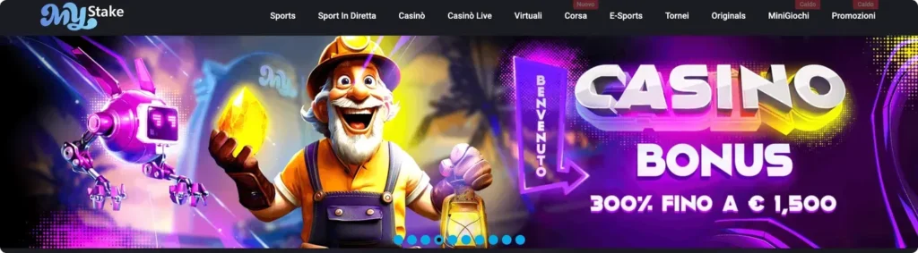 Bonus su MyStake app